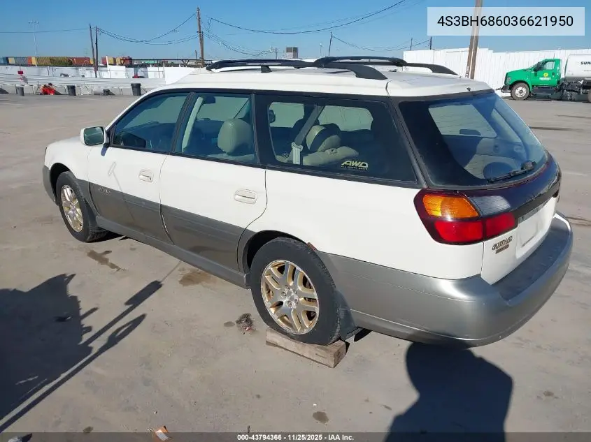 4S3BH686036621950 2003 Subaru Outback Limited