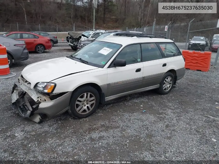 4S3BH675237635030 2003 Subaru Outback