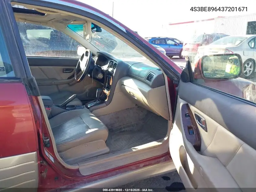 4S3BE896437201671 2003 Subaru Outback H6-3.0/H6-3.0 Vdc