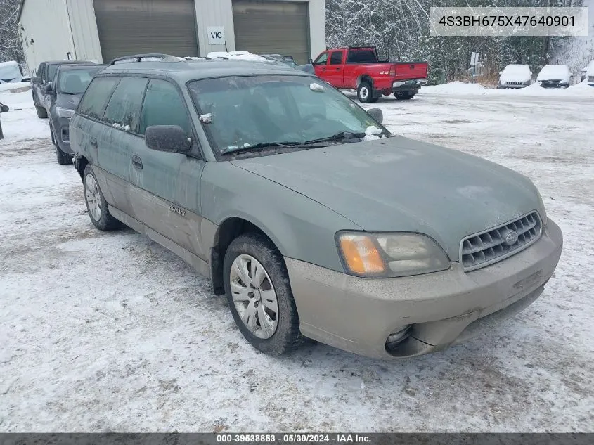 2004 Subaru Outback VIN: 4S3BH675X47640901 Lot: 39538853