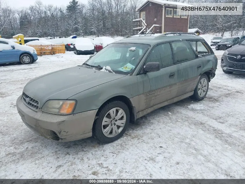 2004 Subaru Outback VIN: 4S3BH675X47640901 Lot: 39538853