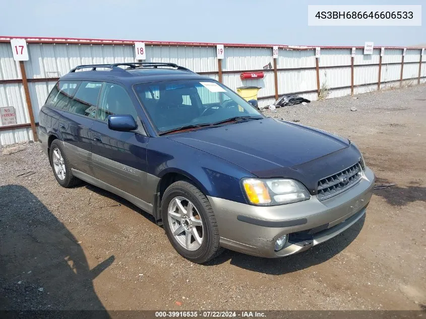 2004 Subaru Outback Limited VIN: 4S3BH686646606533 Lot: 39916535