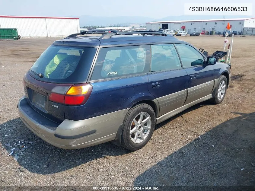 2004 Subaru Outback Limited VIN: 4S3BH686646606533 Lot: 39916535