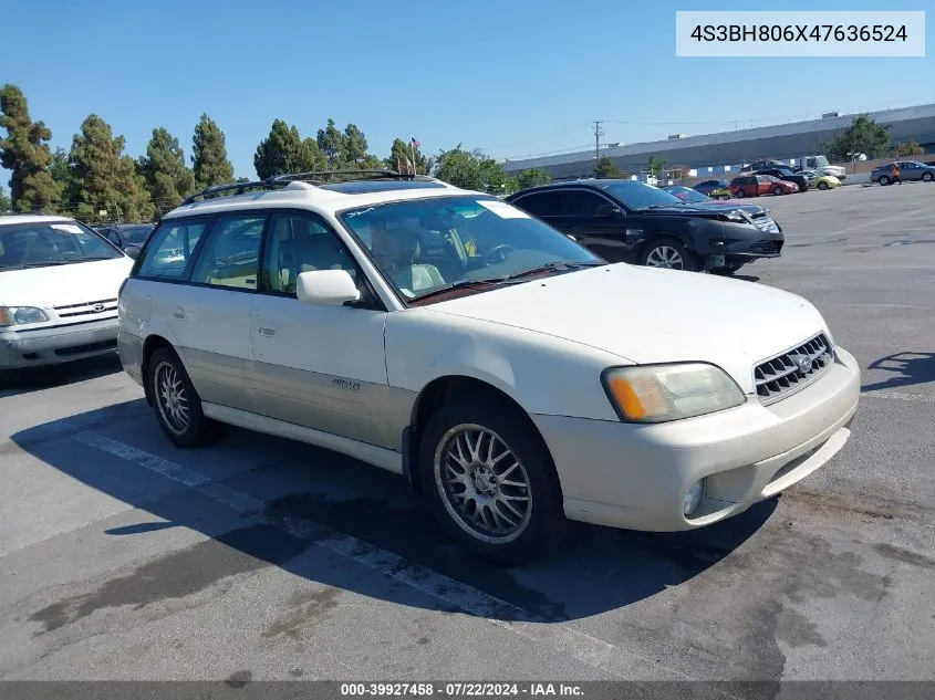 2004 Subaru Outback H6-3.0 L.l. Bean Edition VIN: 4S3BH806X47636524 Lot: 39927458