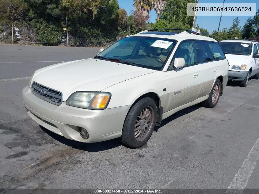 2004 Subaru Outback H6-3.0 L.l. Bean Edition VIN: 4S3BH806X47636524 Lot: 39927458