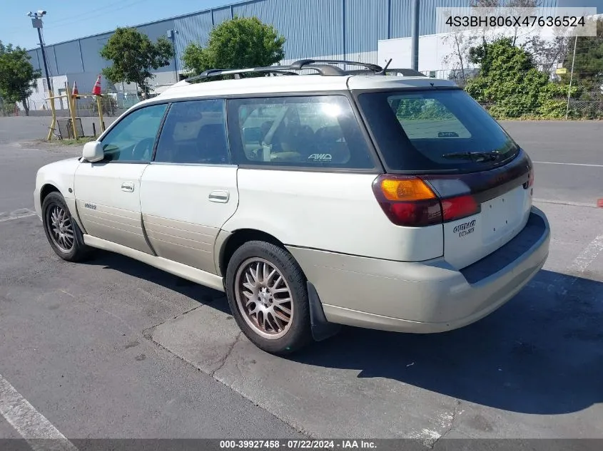 2004 Subaru Outback H6-3.0 L.l. Bean Edition VIN: 4S3BH806X47636524 Lot: 39927458