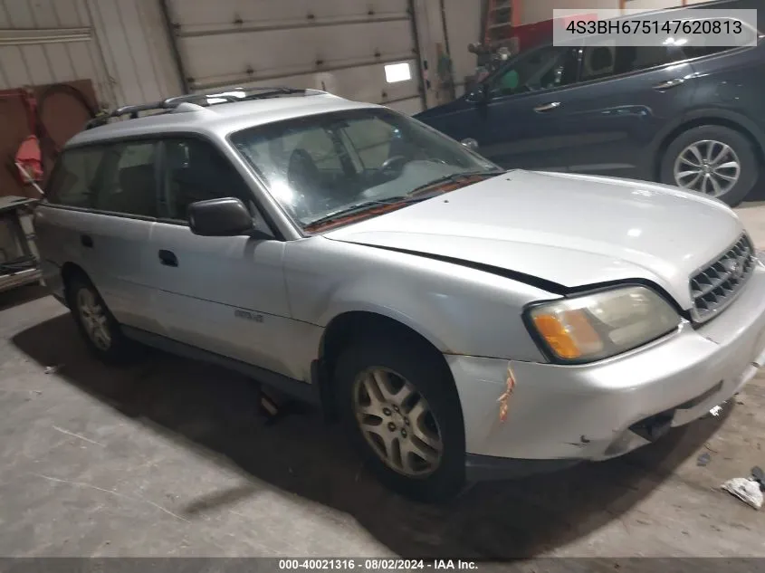 2004 Subaru Outback VIN: 4S3BH675147620813 Lot: 40021316