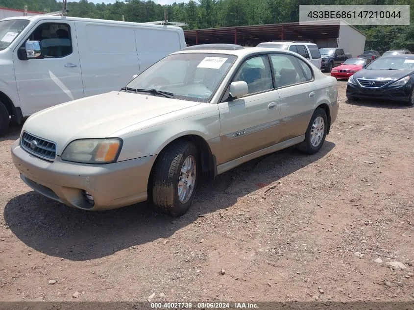 2004 Subaru Outback Limited VIN: 4S3BE686147210044 Lot: 40027739