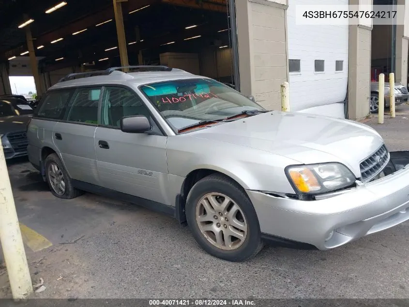 2004 Subaru Outback Outback Awp VIN: 4S3BH675547624217 Lot: 40071421