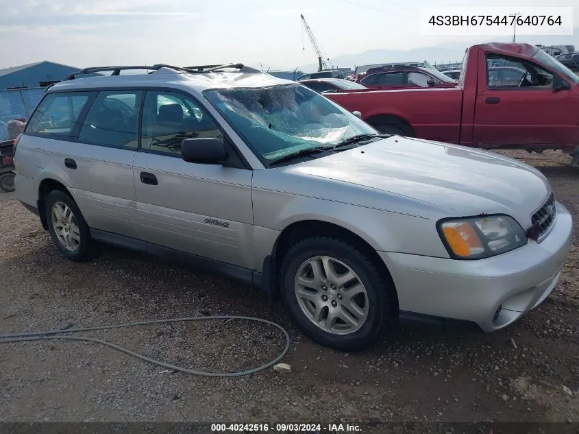 2004 Subaru Outback VIN: 4S3BH675447640764 Lot: 40242516