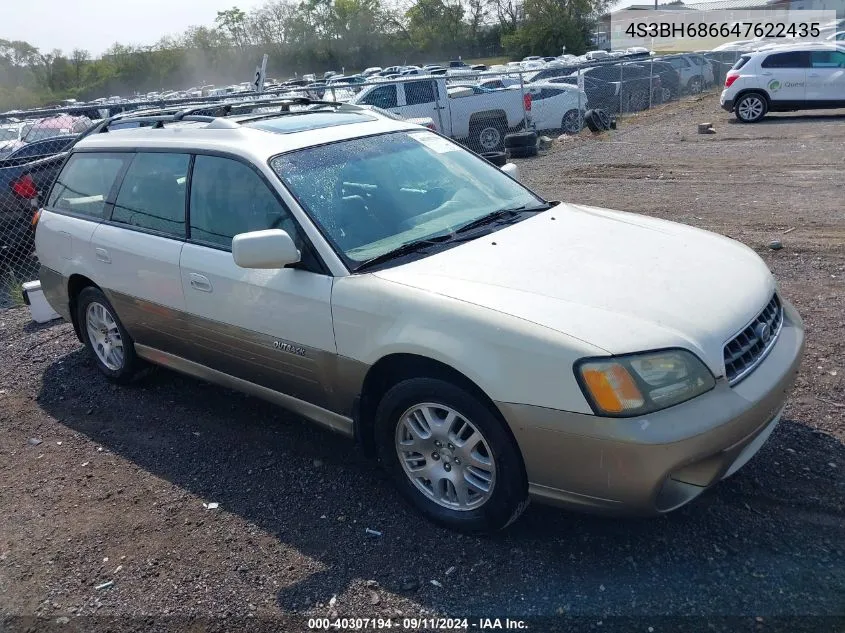 2004 Subaru Outback Limited VIN: 4S3BH686647622435 Lot: 40307194