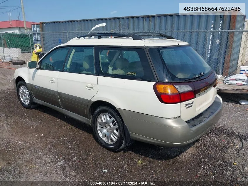 2004 Subaru Outback Limited VIN: 4S3BH686647622435 Lot: 40307194