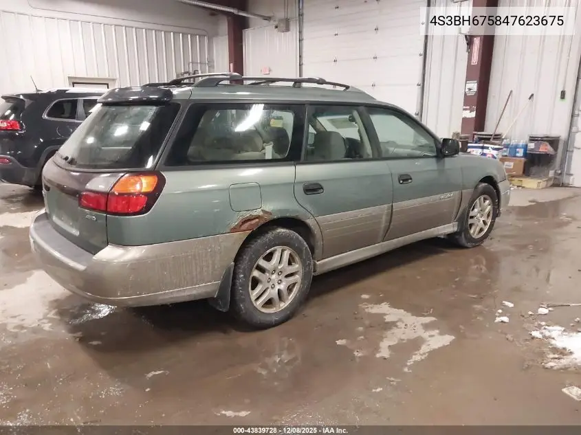 4S3BH675847623675 2004 Subaru Outback