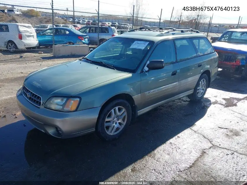 4S3BH675X47640123 2004 Subaru Outback