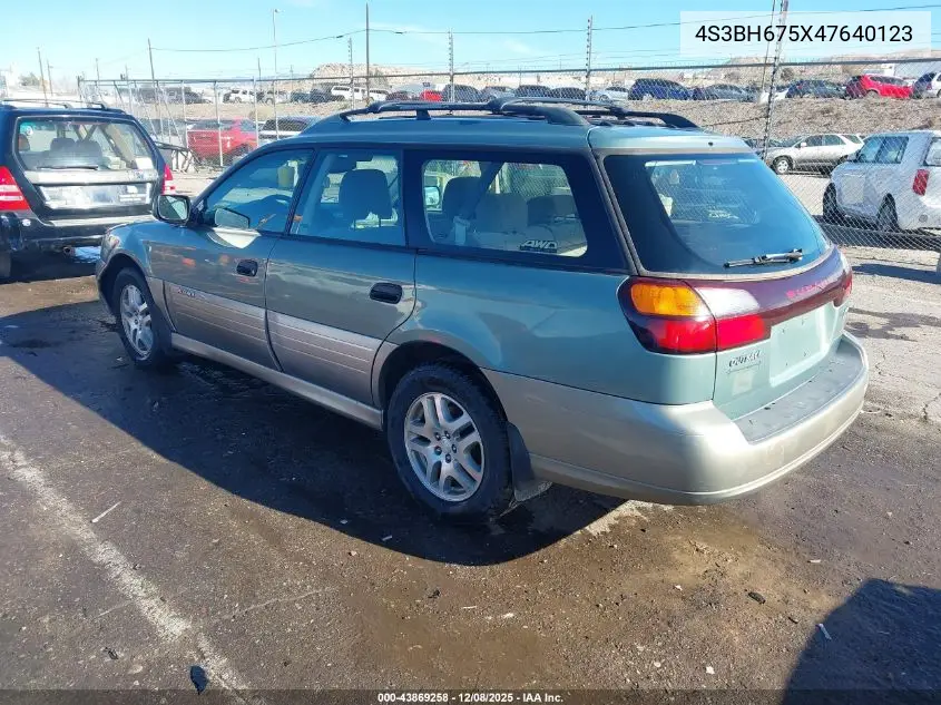 4S3BH675X47640123 2004 Subaru Outback
