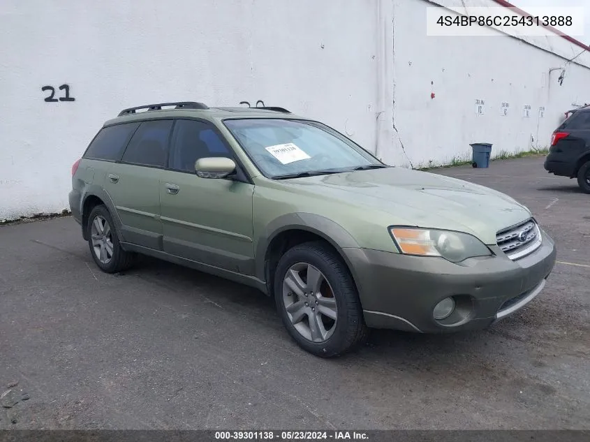 2005 Subaru Outback 3.0R L.l. Bean Edition VIN: 4S4BP86C254313888 Lot: 39301138