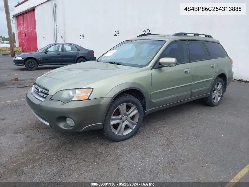 2005 Subaru Outback 3.0R L.l. Bean Edition VIN: 4S4BP86C254313888 Lot: 39301138