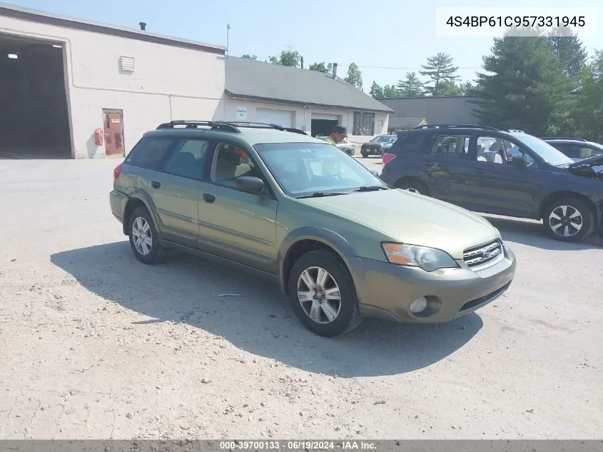 4S4BP61C957331945 2005 Subaru Outback 2.5I