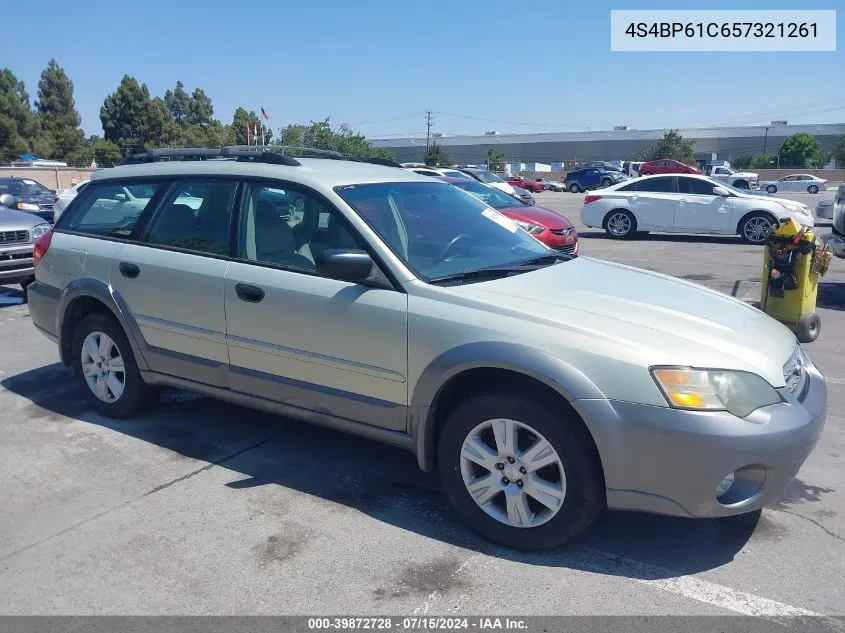 4S4BP61C657321261 2005 Subaru Outback 2.5I