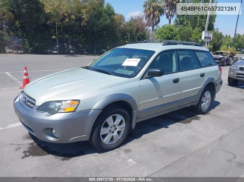 4S4BP61C657321261 2005 Subaru Outback 2.5I