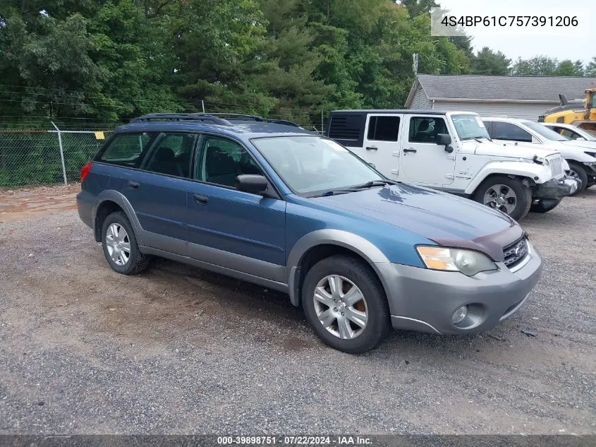 2005 Subaru Outback 2.5I VIN: 4S4BP61C757391206 Lot: 39898751