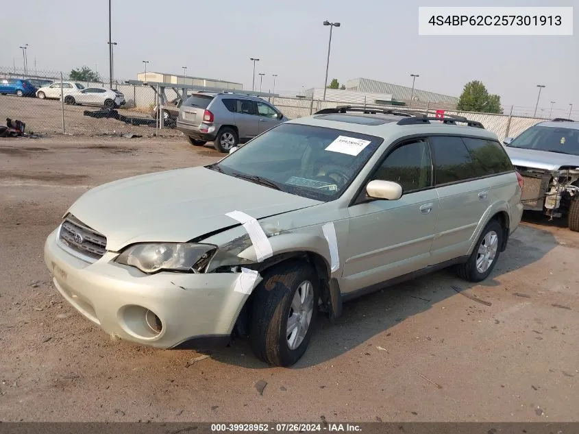 2005 Subaru Outback 2.5I Limited VIN: 4S4BP62C257301913 Lot: 39928952