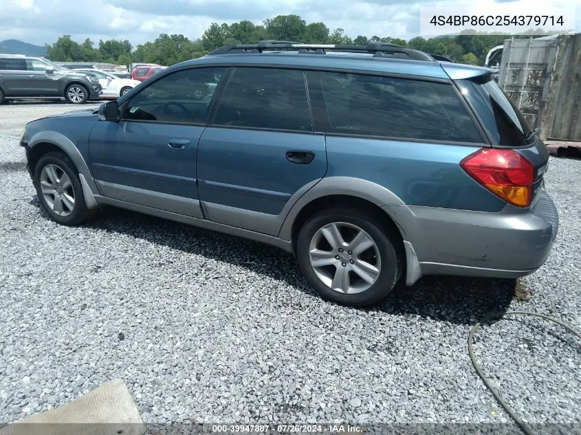 2005 Subaru Outback 3.0R L.l. Bean Edition VIN: 4S4BP86C254379714 Lot: 39947887