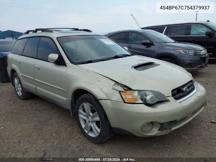 4S4BP67C754379937 2005 Subaru Outback 2.5Xt Limited