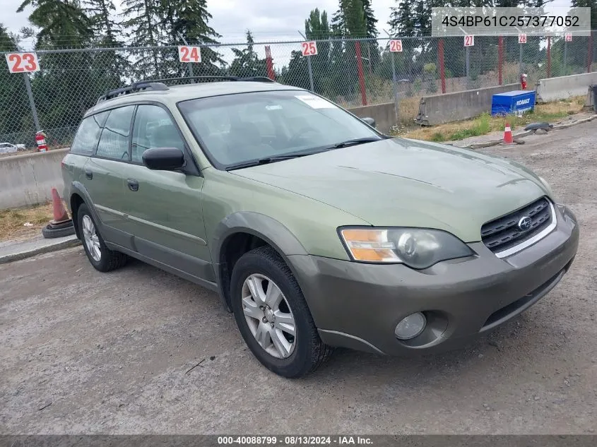 4S4BP61C257377052 2005 Subaru Outback 2.5I