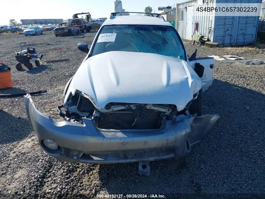 2005 Subaru Outback 2.5I VIN: 4S4BP61C657302239 Lot: 40192127