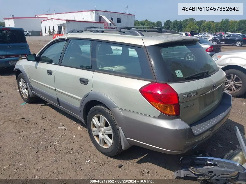 2005 Subaru Outback 2.5I VIN: 4S4BP61C457382642 Lot: 40217652