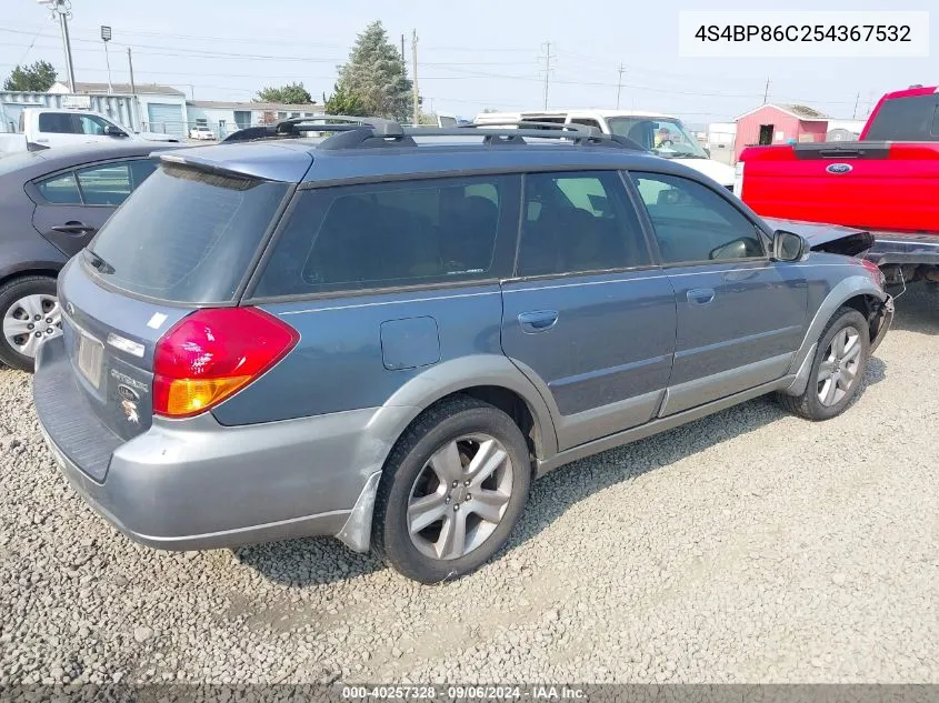 2005 Subaru Outback 3.0R L.l. Bean Edition VIN: 4S4BP86C254367532 Lot: 40257328