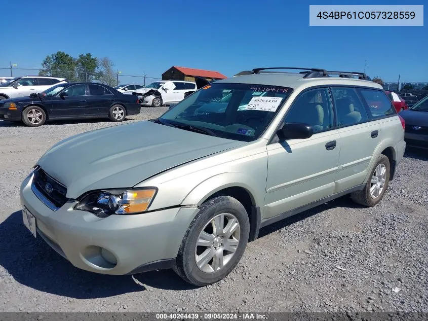 2005 Subaru Outback 2.5I VIN: 4S4BP61C057328559 Lot: 40264439