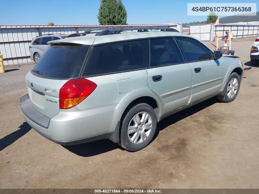 4S4BP61C757366368 2005 Subaru Outback 2.5I