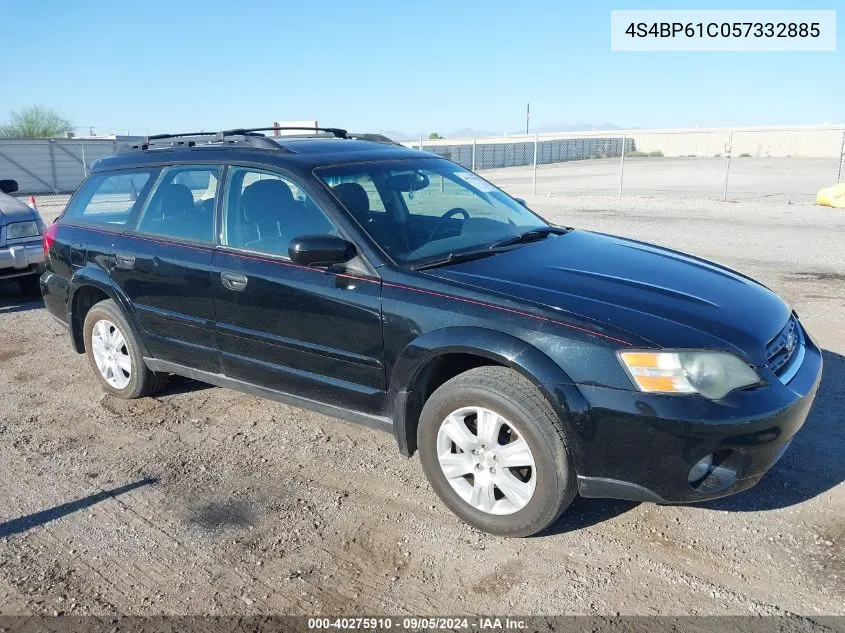 2005 Subaru Outback 2.5I VIN: 4S4BP61C057332885 Lot: 40275910