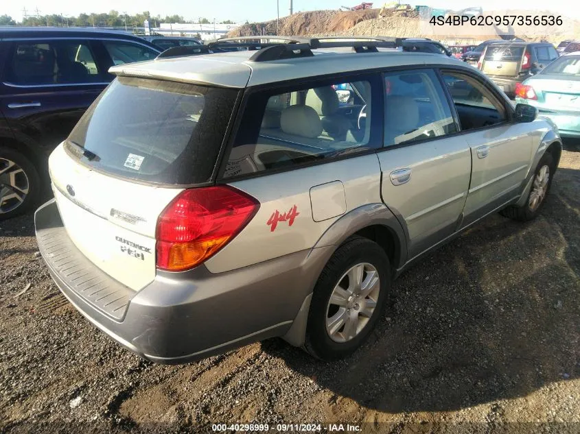 4S4BP62C957356536 2005 Subaru Outback 2.5I Limited