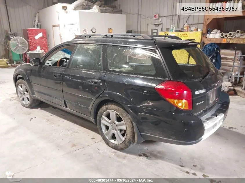 2005 Subaru Outback Outback H6 R Ll Bean VIN: 4S4BP86C554365967 Lot: 40303474