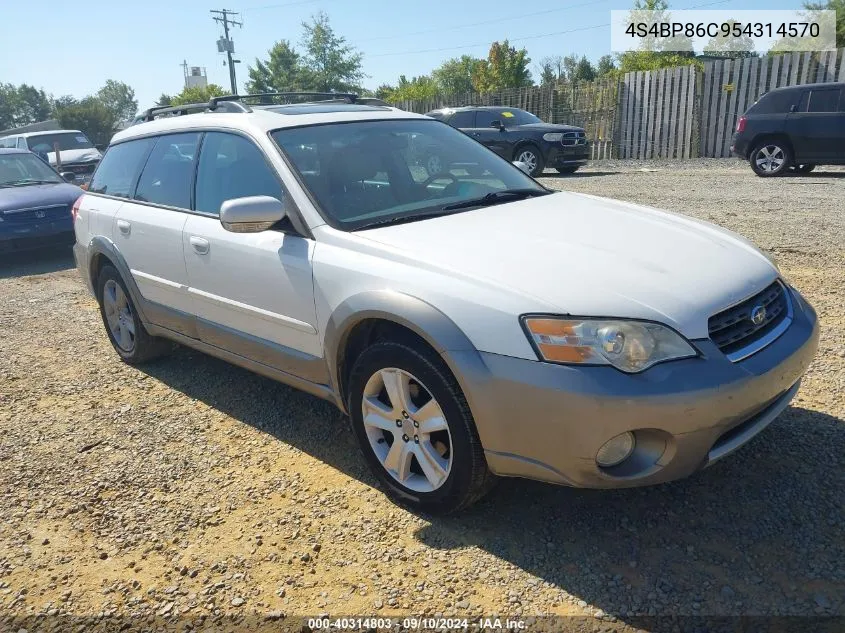 2005 Subaru Outback 3.0R L.l. Bean Edition VIN: 4S4BP86C954314570 Lot: 40314803