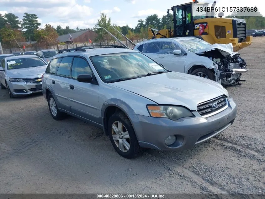 2005 Subaru Outback 2.5I VIN: 4S4BP61C157337688 Lot: 40329806