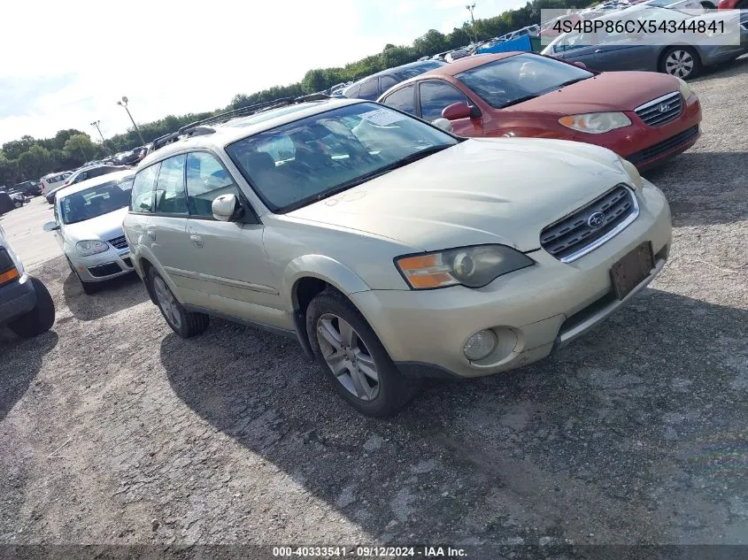 2005 Subaru Outback 3.0R L.l. Bean Edition VIN: 4S4BP86CX54344841 Lot: 40333541