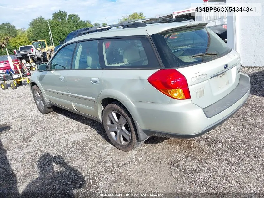 4S4BP86CX54344841 2005 Subaru Outback 3.0R L.l. Bean Edition