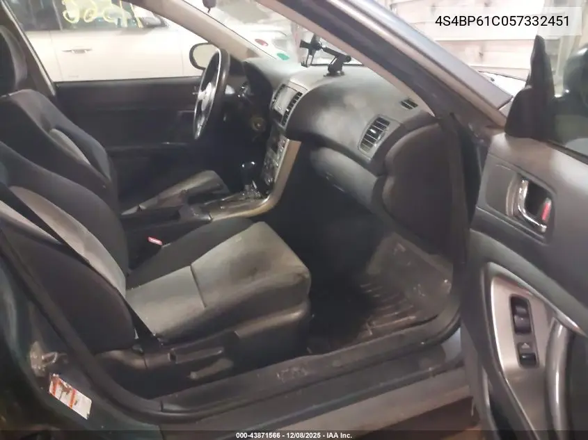 4S4BP61C057332451 2005 Subaru Outback 2.5I