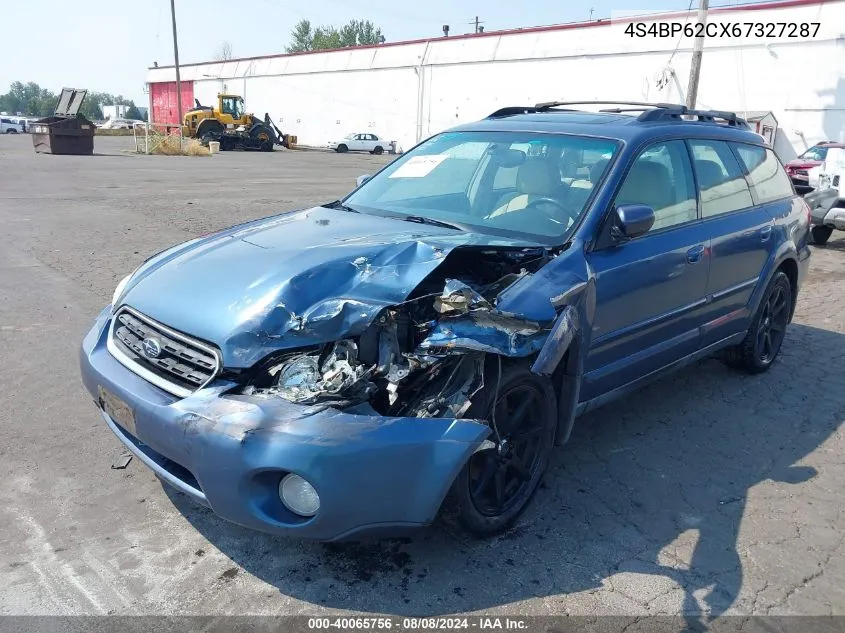 4S4BP62CX67327287 2006 Subaru Outback 2.5I Limited