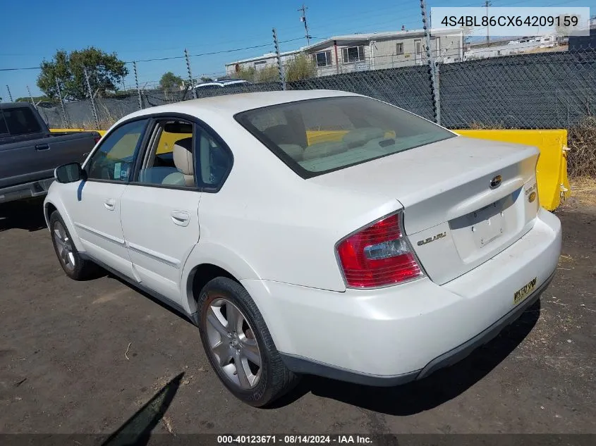 2006 Subaru Outback 3.0R L.l. Bean Edition VIN: 4S4BL86CX64209159 Lot: 40123671