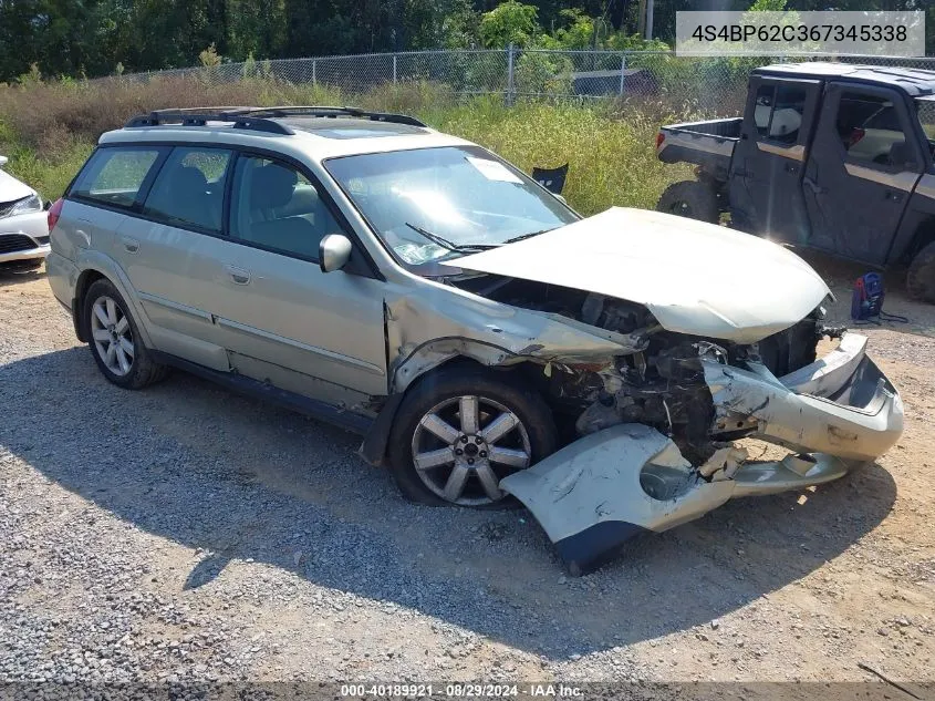 2006 Subaru Outback 2.5I Limited VIN: 4S4BP62C367345338 Lot: 40189921