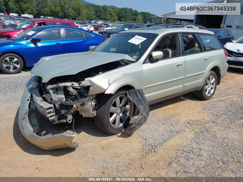 2006 Subaru Outback 2.5I Limited VIN: 4S4BP62C367345338 Lot: 40189921