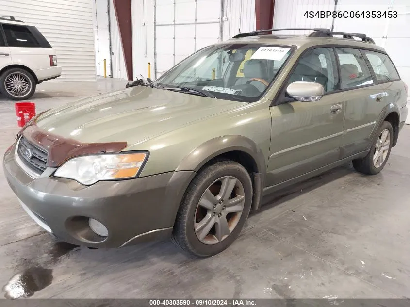 2006 Subaru Outback 3.0R L.l. Bean Edition VIN: 4S4BP86C064353453 Lot: 40303590