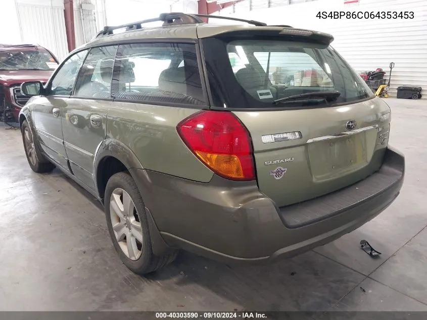 4S4BP86C064353453 2006 Subaru Outback 3.0R L.l. Bean Edition