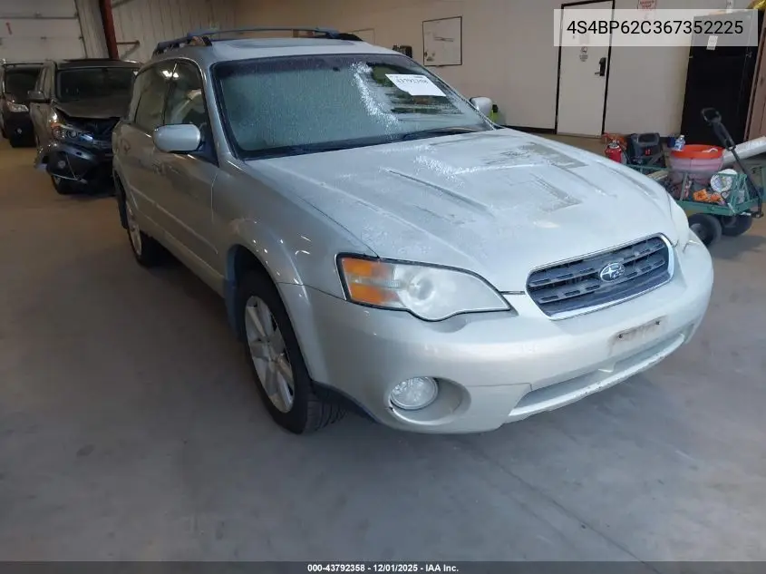 4S4BP62C367352225 2006 Subaru Outback 2.5I Limited