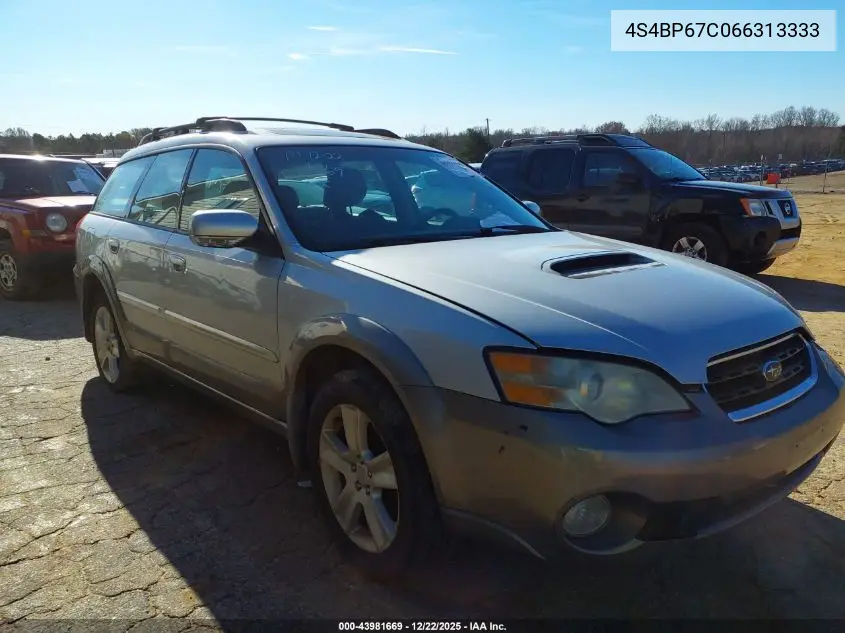 4S4BP67C066313333 2006 Subaru Outback 2.5Xt/2.5Xt Limited